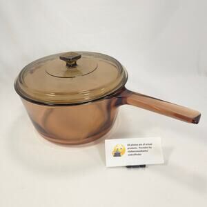 Corning Ware Pyrex Vision Amber Bundle 2.5L Saucepan Amber
